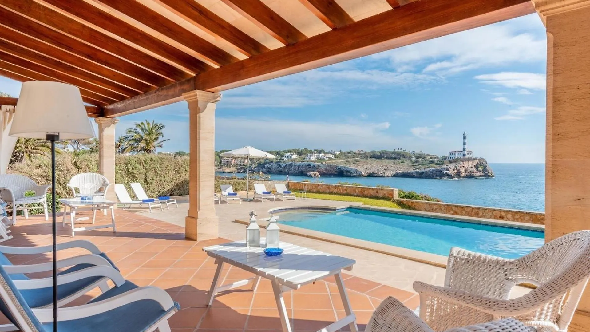 Ferienhaus Mit Privatpool Fuer 9 Personen Ca 340 Qm In Portocolom, Mallorca Suedostkueste Von Mallorca Puerto Colom